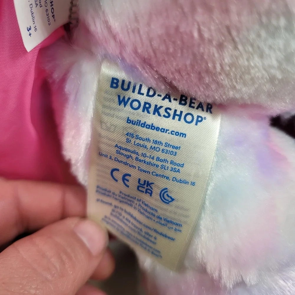 BAB Build A Bear  Rainbow Kitty 16